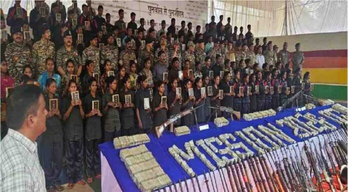 108 Naxals Surrender